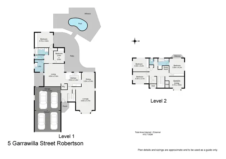Floorplan of Homely house listing, 5 Garrawilla Street, Robertson QLD 4109