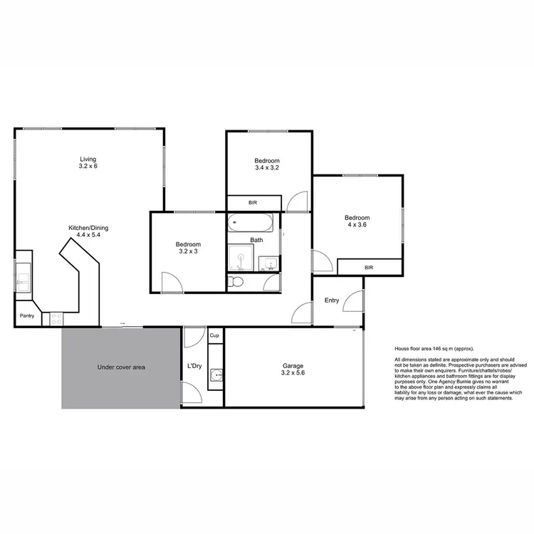 Floorplan of Homely unit listing, 3/20 Main Road, Penguin TAS 7316