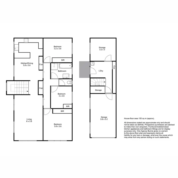 Floorplan of Homely house listing, 3 Wembley Street, Brooklyn TAS 7320