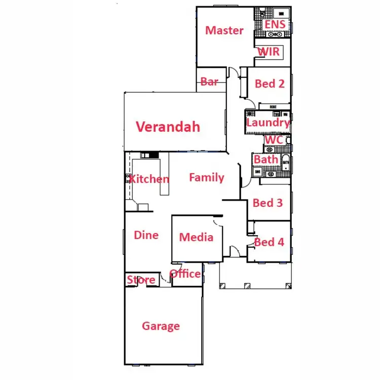 Floorplan of Homely house listing, 78 White Patch Esplanade, White Patch QLD 4507