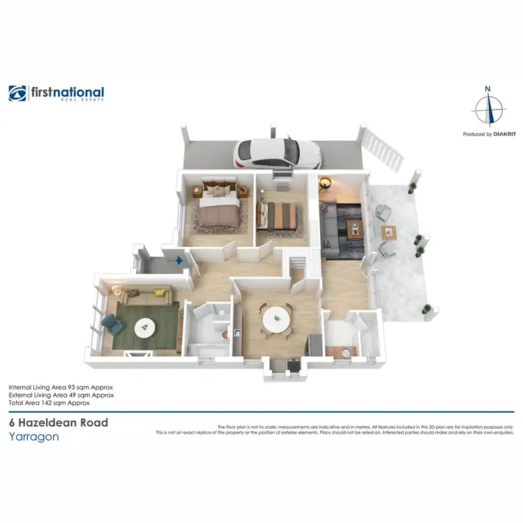Floorplan of Homely house listing, 6 Hazeldean Road, Yarragon VIC 3823