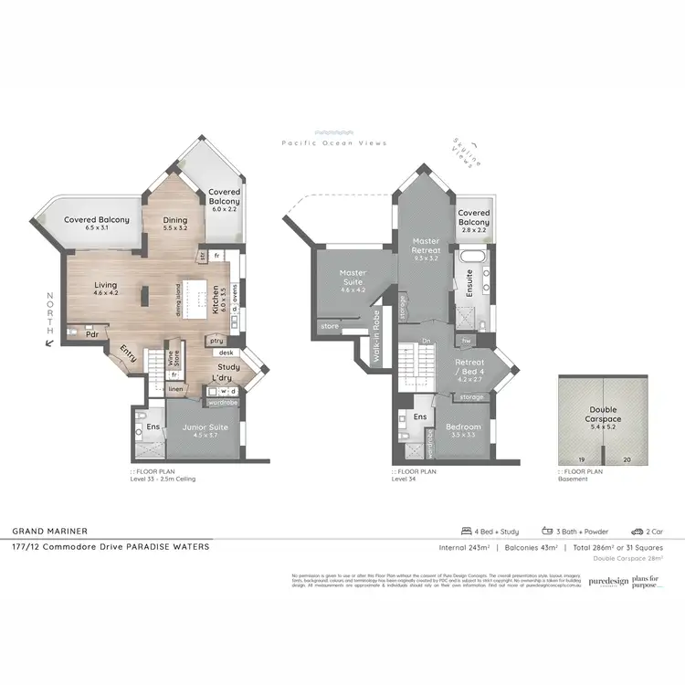 Floorplan of Homely apartment listing, 177/12 Commodore Drive, Paradise Waters QLD 4217