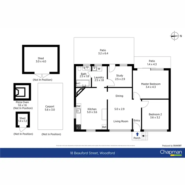 Floorplan of Homely house listing, 18 Beauford Street, Woodford NSW 2778