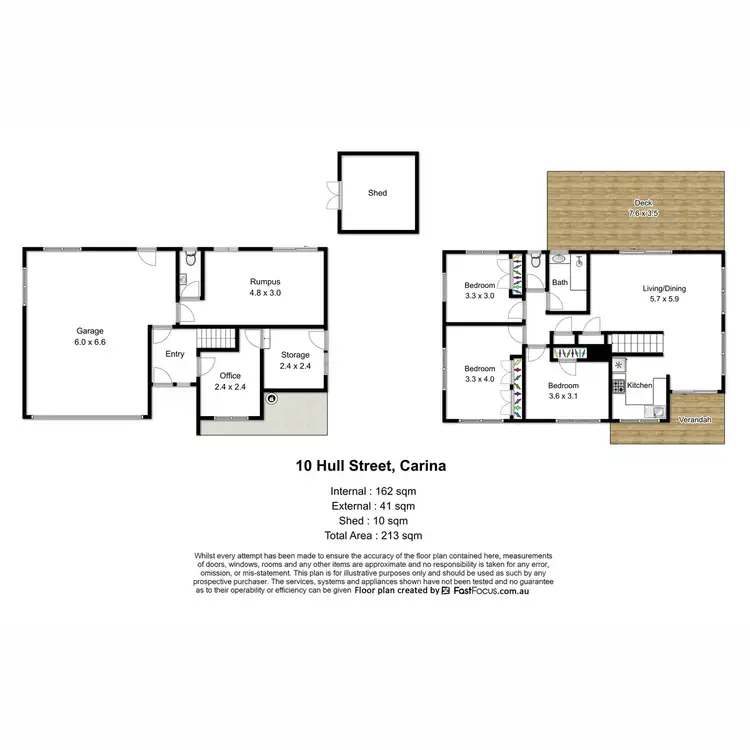 Floorplan of Homely house listing, 10 Hull Street, Carina QLD 4152