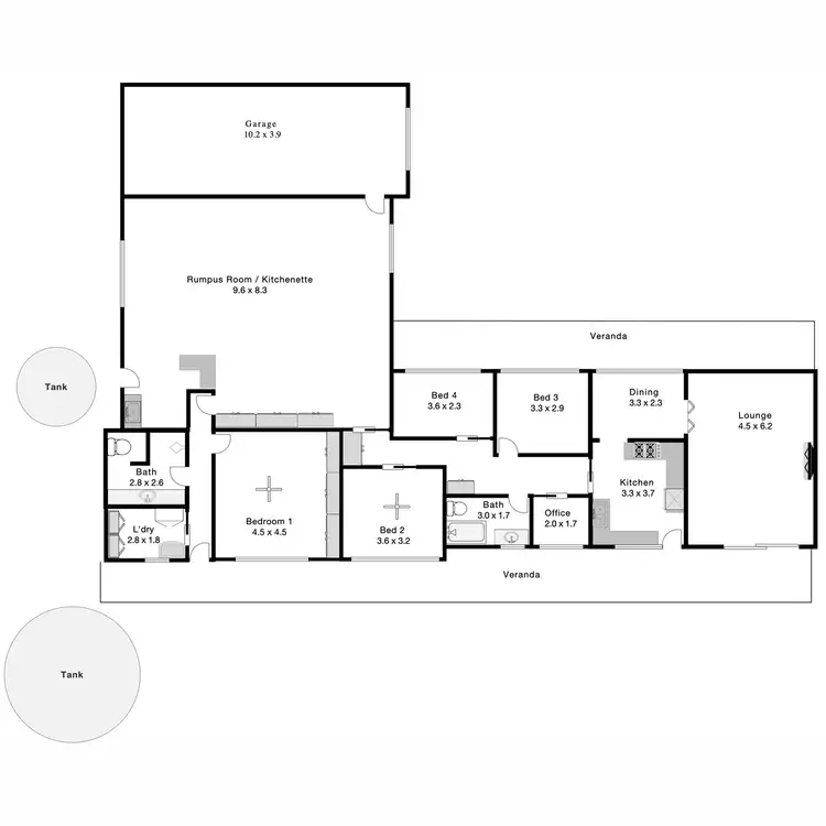 Floorplan of Homely house listing, 4 Stanley Grove, Port Lincoln SA 5606