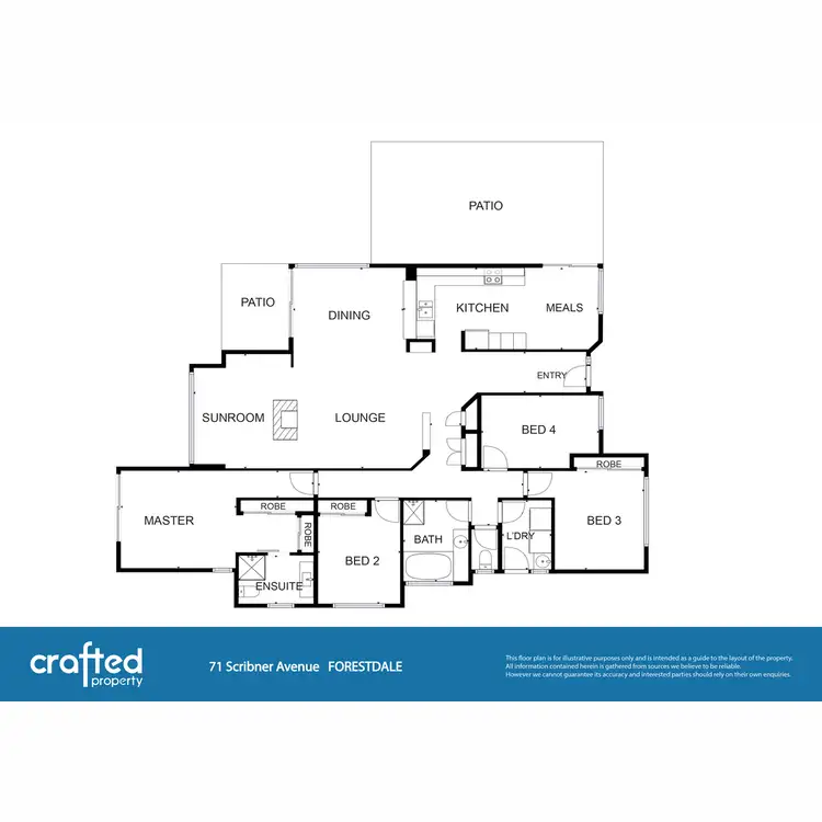 Floorplan of Homely house listing, 71 Scribner Avenue, Forestdale QLD 4118