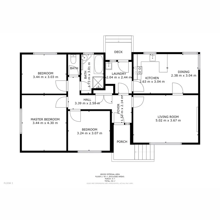 Floorplan of Homely house listing, 2 Crosby Place, Herdsmans Cove TAS 7030