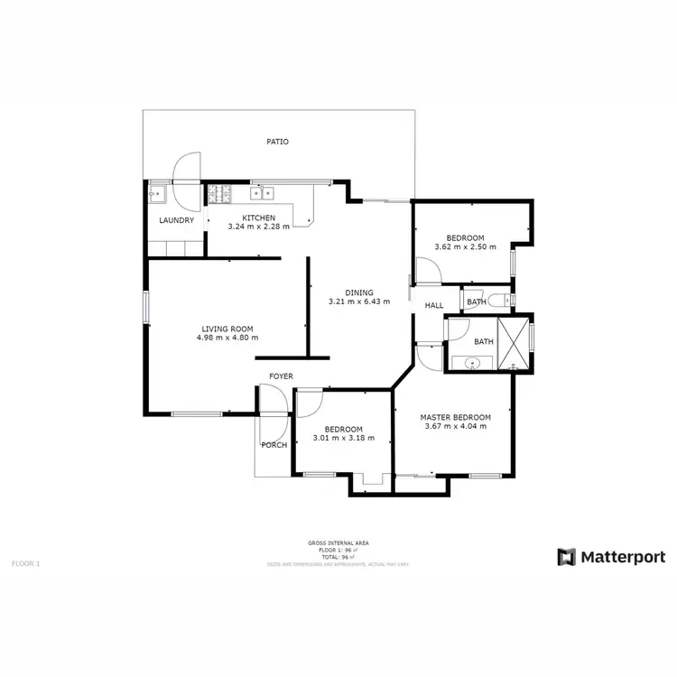 Floorplan of Homely house listing, 10 Carstairs Court, Beechboro WA 6063