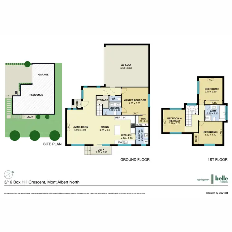 Floorplan of Homely townhouse listing, 3/16 Box Hill Crescent, Mont Albert North VIC 3129