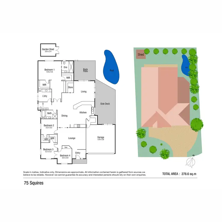 Floorplan of Homely house listing, 75 Squires Crescent, Kirwan QLD 4817