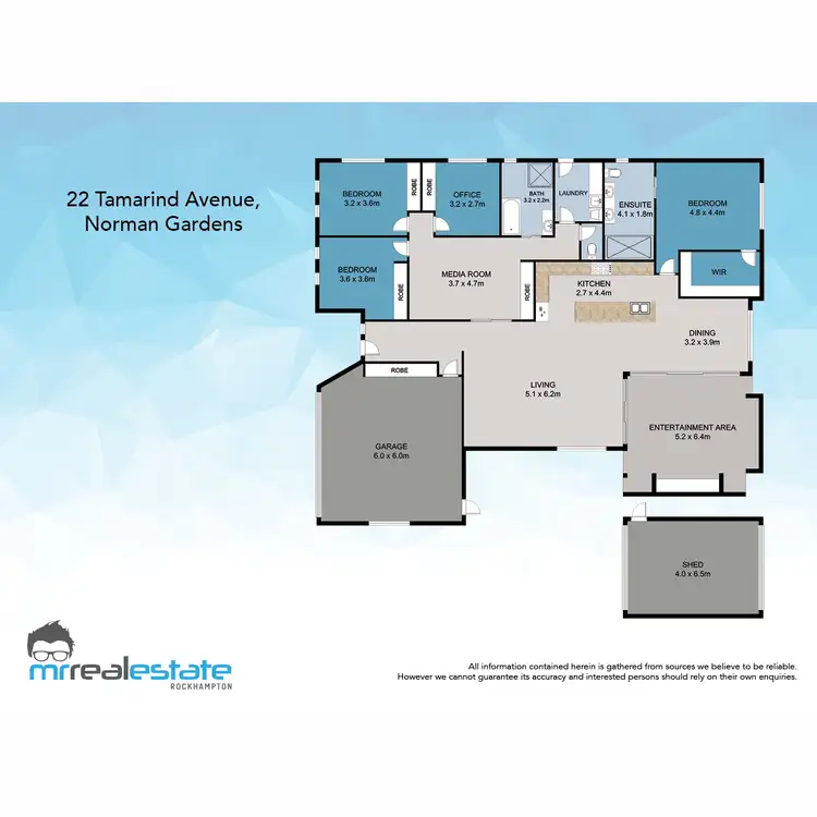 Floorplan of Homely house listing, 22 Tamarind Avenue, Norman Gardens QLD 4701