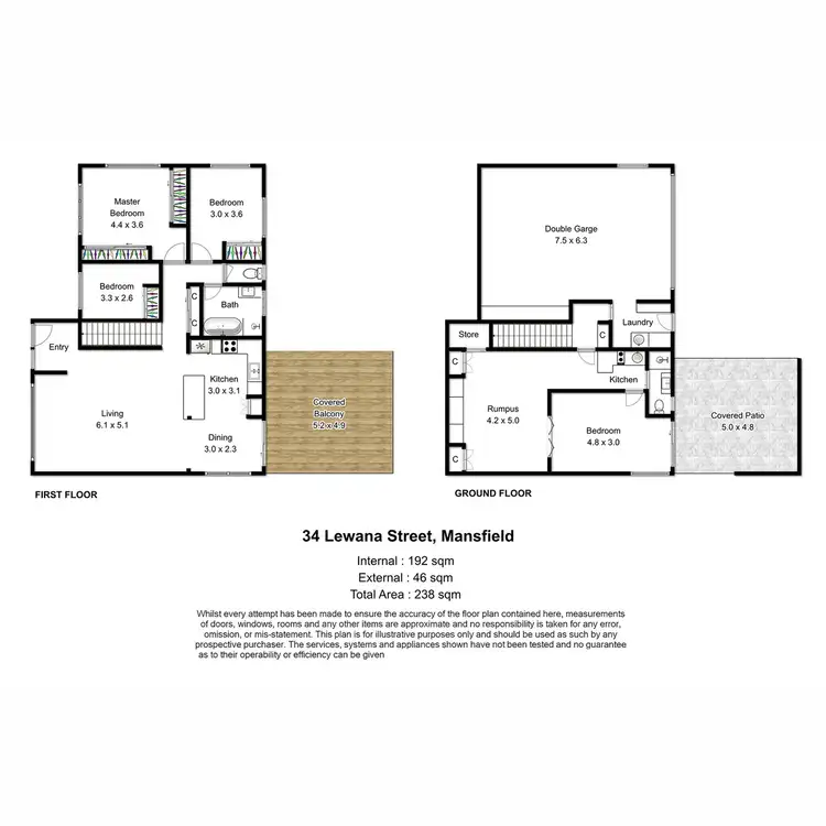 Floorplan of Homely house listing, 34 Lewana Street, Mansfield QLD 4122