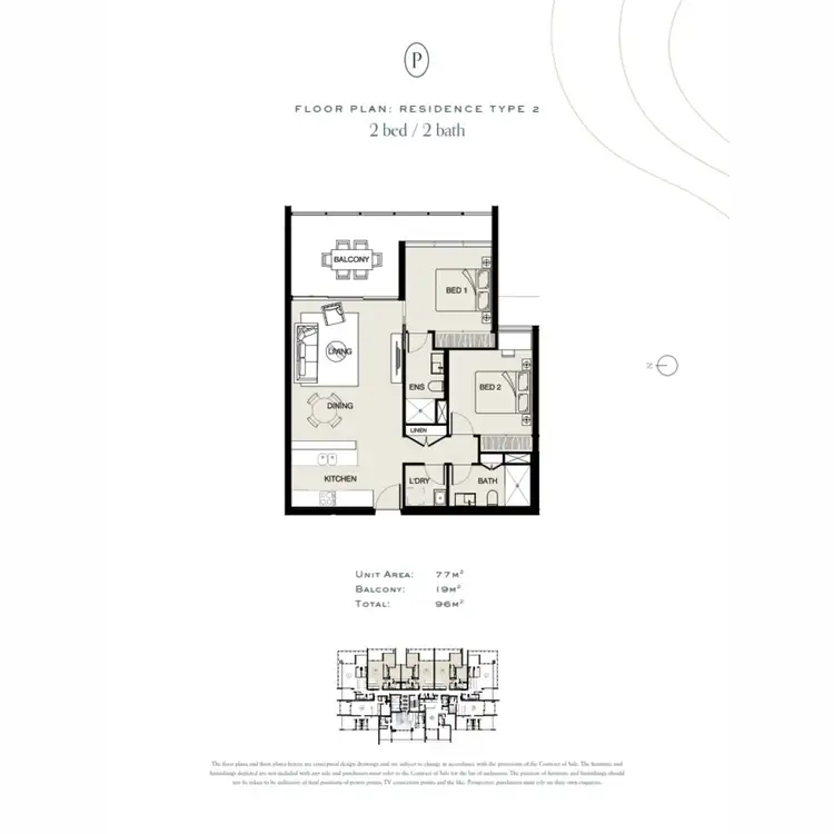 Floorplan of Homely apartment listing, 204/5-7 Peninsular Drive, Surfers Paradise QLD 4217