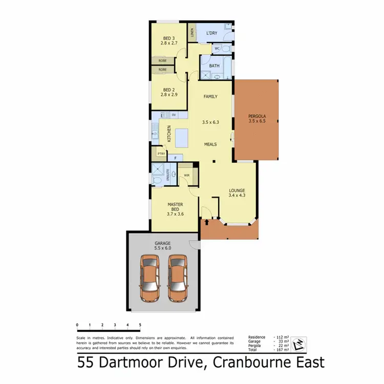 Floorplan of Homely house listing, 55 Dartmoor Drive, Cranbourne East VIC 3977