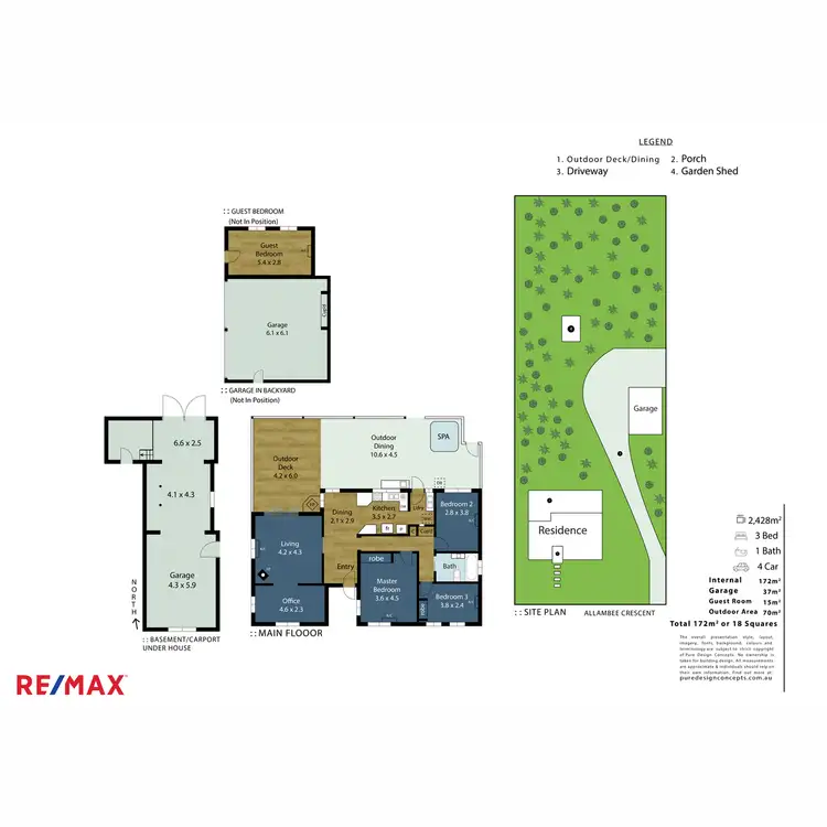 Floorplan of Homely house listing, 9 Allambee Crescent, Capalaba QLD 4157