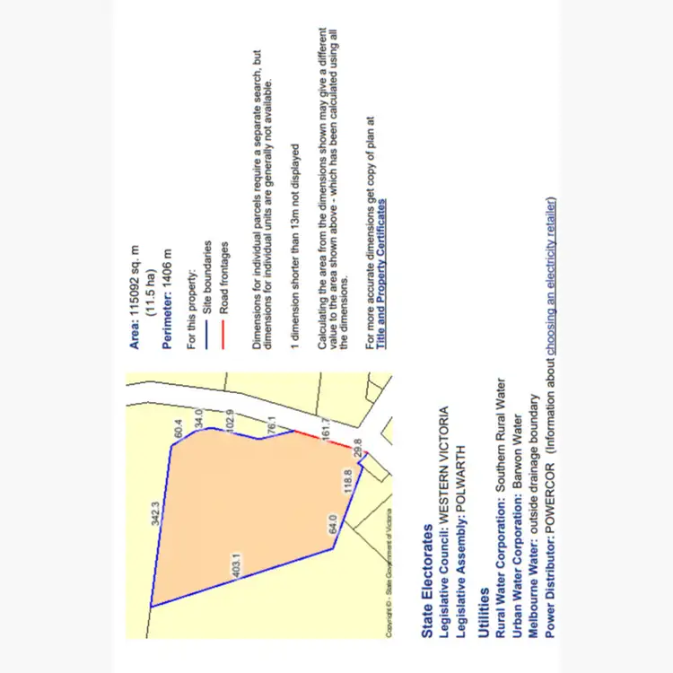 Floorplan of Homely rural property listing, 574 Apollo Bay-Forrest Road, Barramunga VIC 3249