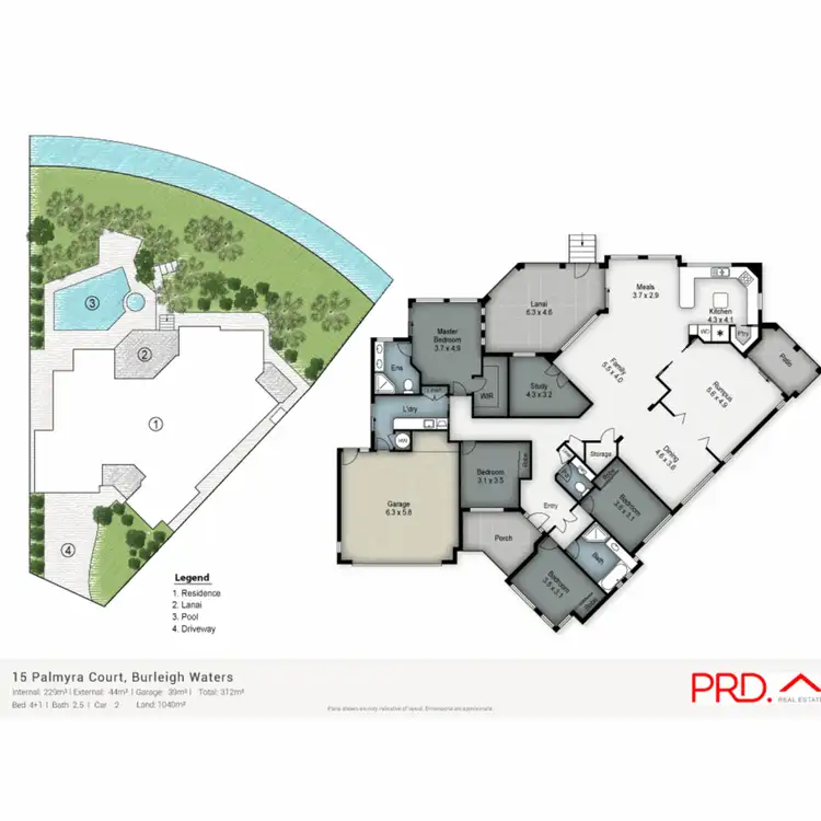 Floorplan of Homely house listing, 15 Palmyra Court, Burleigh Waters QLD 4220