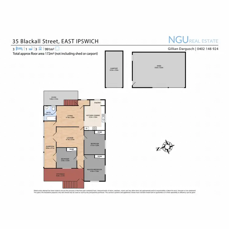 Floorplan of Homely house listing, 35 Blackall Street, East Ipswich QLD 4305