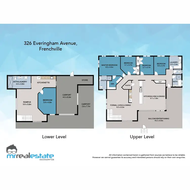 Floorplan of Homely house listing, 326 Everingham Avenue, Frenchville QLD 4701