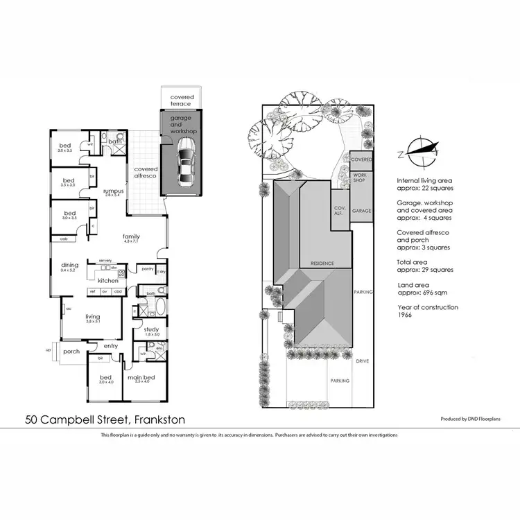 Floorplan of Homely house listing, 50 Campbell Street, Frankston VIC 3199