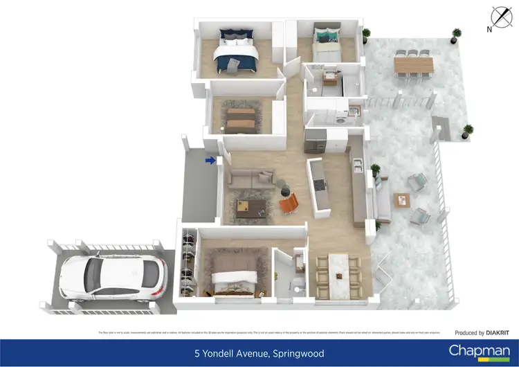 Floorplan of Homely house listing, 5 Yondell Avenue, Springwood NSW 2777