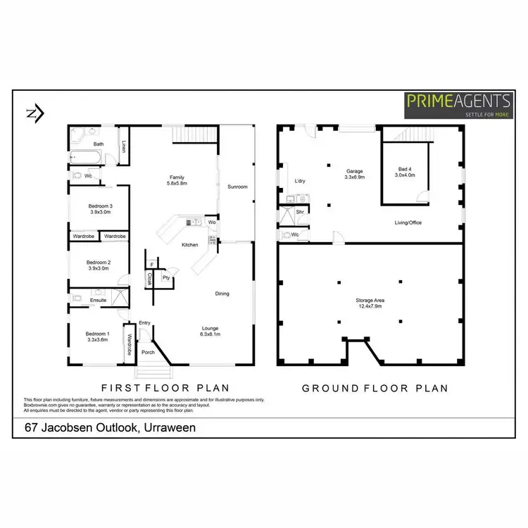 Floorplan of Homely house listing, 67 Jacobsen Outlook, Urraween QLD 4655