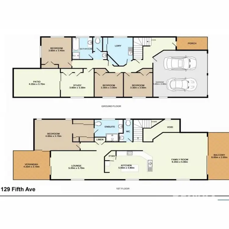 Floorplan of Homely house listing, 129 Fifth Avenue, Balmoral QLD 4171
