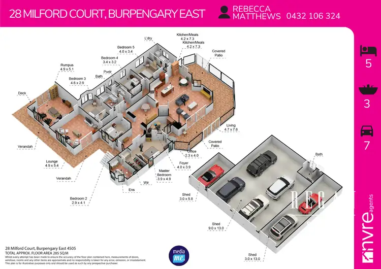 Floorplan of Homely house listing, 28 Milford Court, Burpengary East QLD 4505