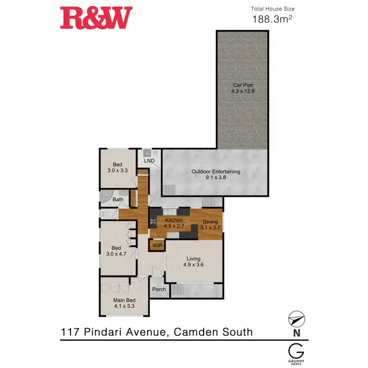 Floorplan of Homely house listing, 117 Pindari Avenue, Camden South NSW 2570