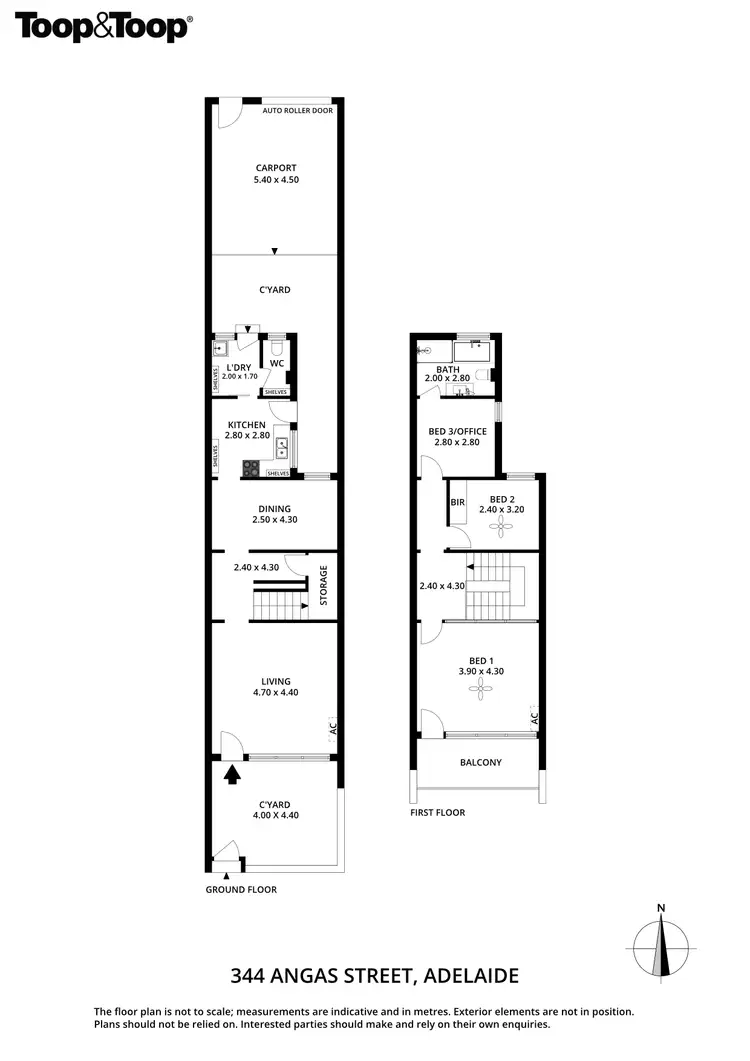 Floorplan of Homely house listing, 344 Angas Street, Adelaide SA 5000