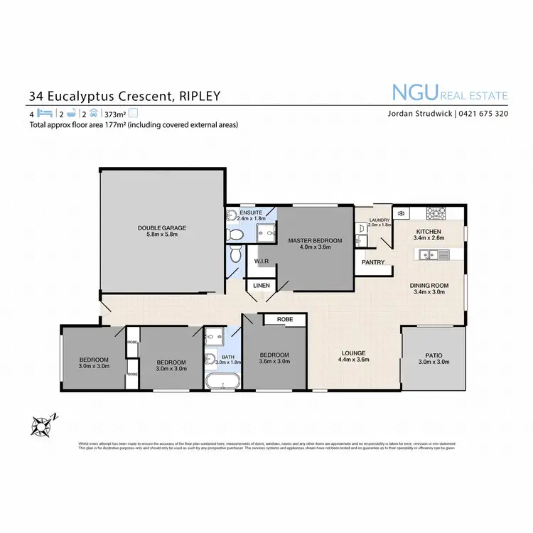 Floorplan of Homely house listing, 34 Eucalyptus Crescent, Ripley QLD 4306