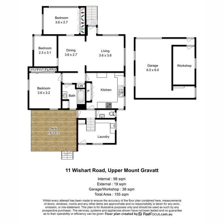 Floorplan of Homely house listing, 11 Wishart Road, Upper Mount Gravatt QLD 4122