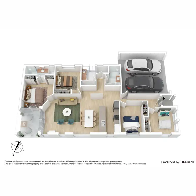 Floorplan of Homely house listing, 8 Cobblestone Avenue, Logan Reserve QLD 4133