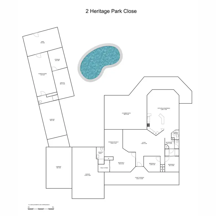 Floorplan of Homely rural property listing, 2 Heritage Park Close, Waterview Heights NSW 2460