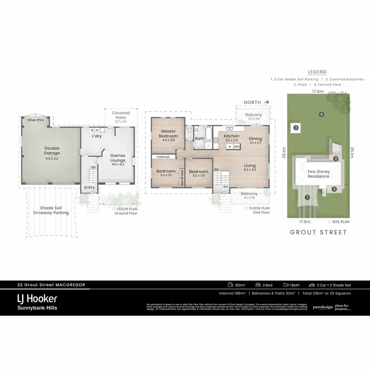 Floorplan of Homely house listing, 22 Grout Street, Macgregor QLD 4109