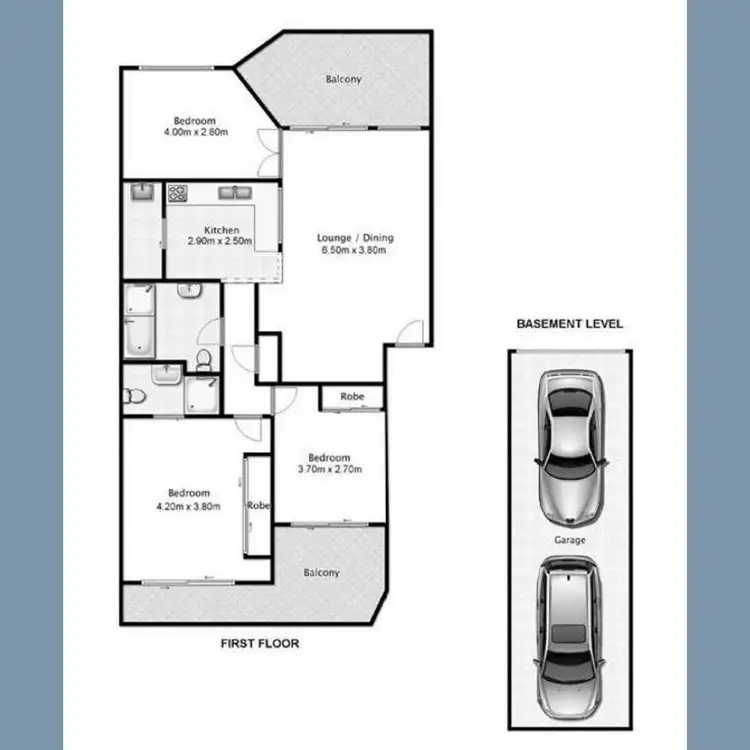 Floorplan of Homely unit listing, 16/8 Freeman Place, Carlingford NSW 2118