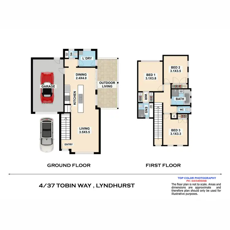 Floorplan of Homely townhouse listing, 4/37 Tobin Way, Lyndhurst VIC 3975