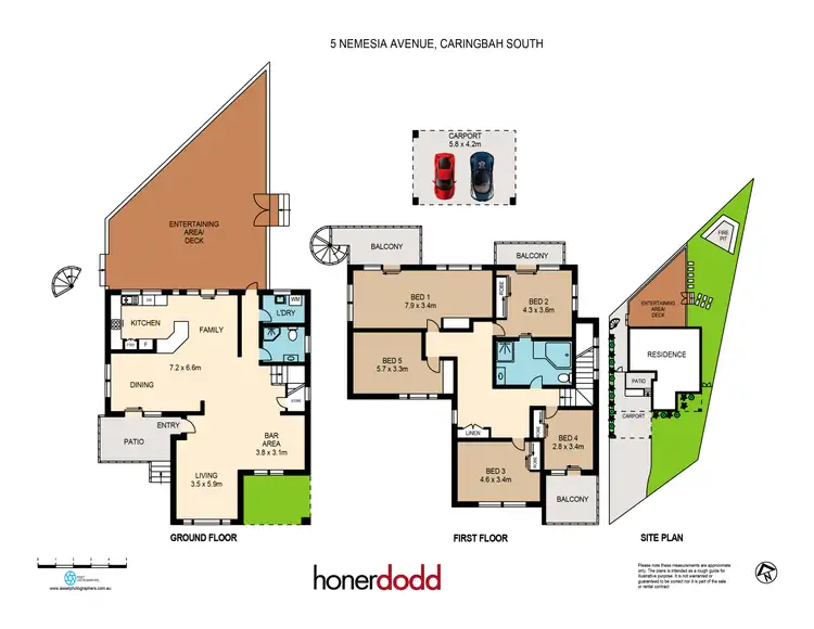 Floorplan of Homely house listing, 5 Nemesia Avenue, Caringbah South NSW 2229