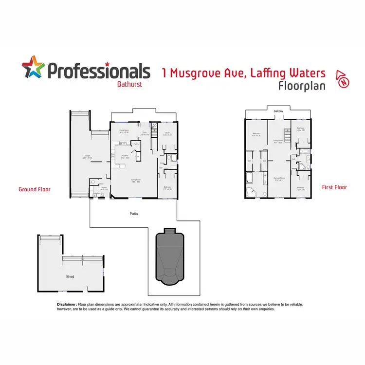Floorplan of Homely house listing, 1 Musgrove Avenue, Kelso NSW 2795