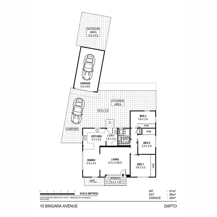 Floorplan of Homely house listing, 15 Bingara Avenue, Dapto NSW 2530