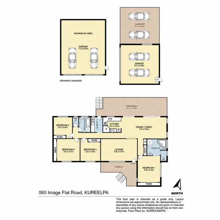 Floorplan of Homely rural property listing, 560 Image Flat Road, Kureelpa QLD 4560