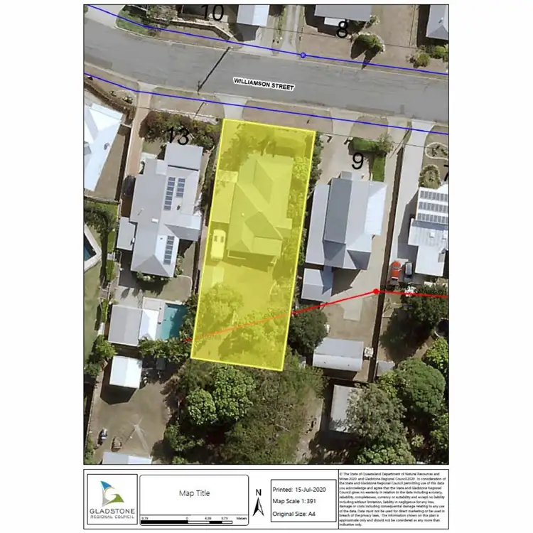 Floorplan of Homely house listing, 11 Williamson Street, West Gladstone QLD 4680