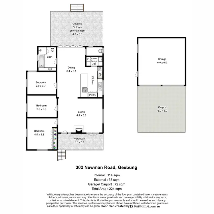 Floorplan of Homely house listing, 302 Newman Road, Geebung QLD 4034
