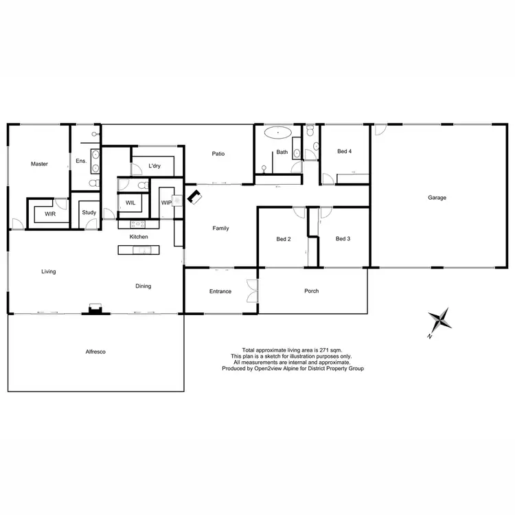 Floorplan of Homely rural property listing, 1512 Maroondah Highway, Bonnie Doon VIC 3720