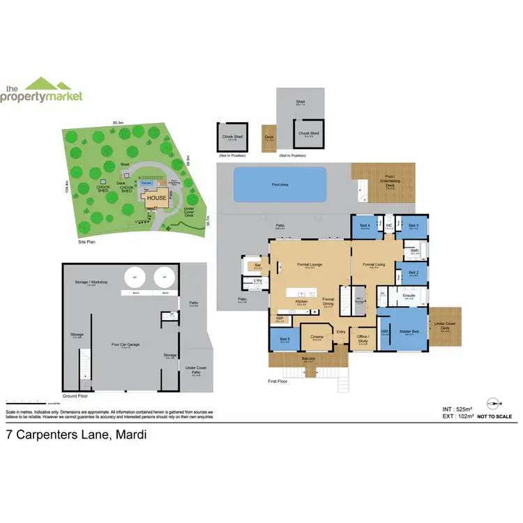 Floorplan of Homely house listing, 7 Carpenters Lane, Mardi NSW 2259