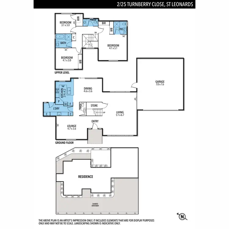 Floorplan of Homely house listing, 2/25 Turnberry Close, St Leonards VIC 3223