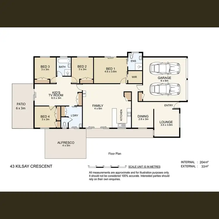 Floorplan of Homely house listing, 43 Kilsay Crescent, Meadowbrook QLD 4131