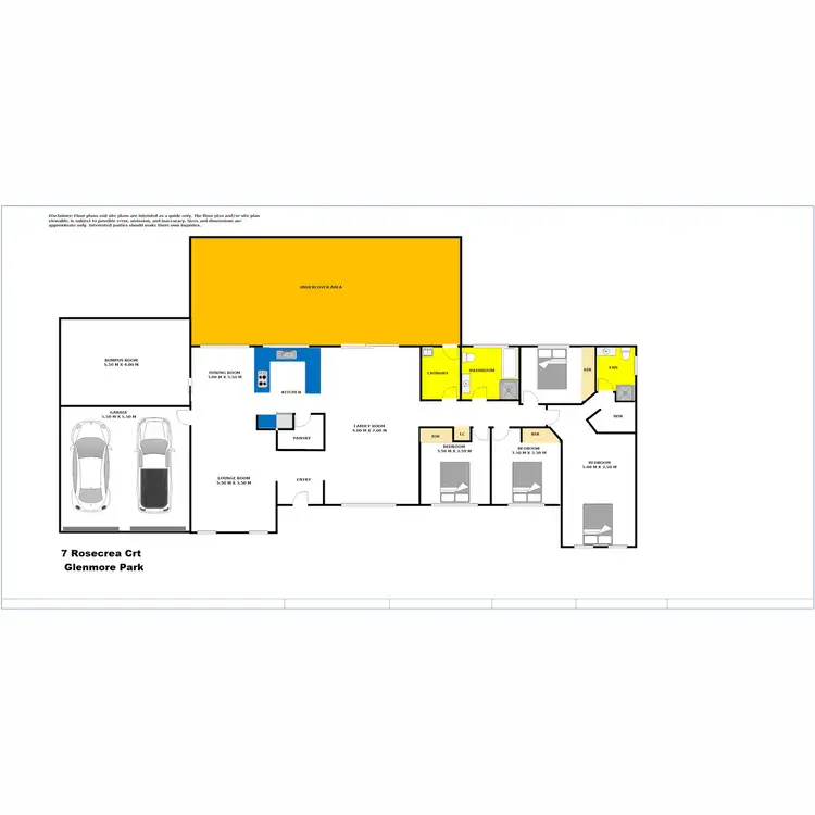 Floorplan of Homely house listing, 7 Rosecrea Crt, Glenmore Park NSW 2745