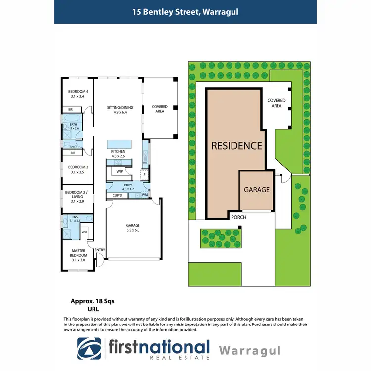 Floorplan of Homely house listing, 15 Bentley Street, Warragul VIC 3820