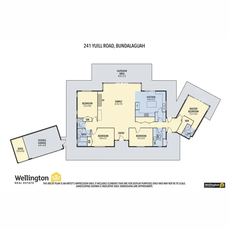 Floorplan of Homely house listing, 241 Yuill Road, Bundalaguah VIC 3851